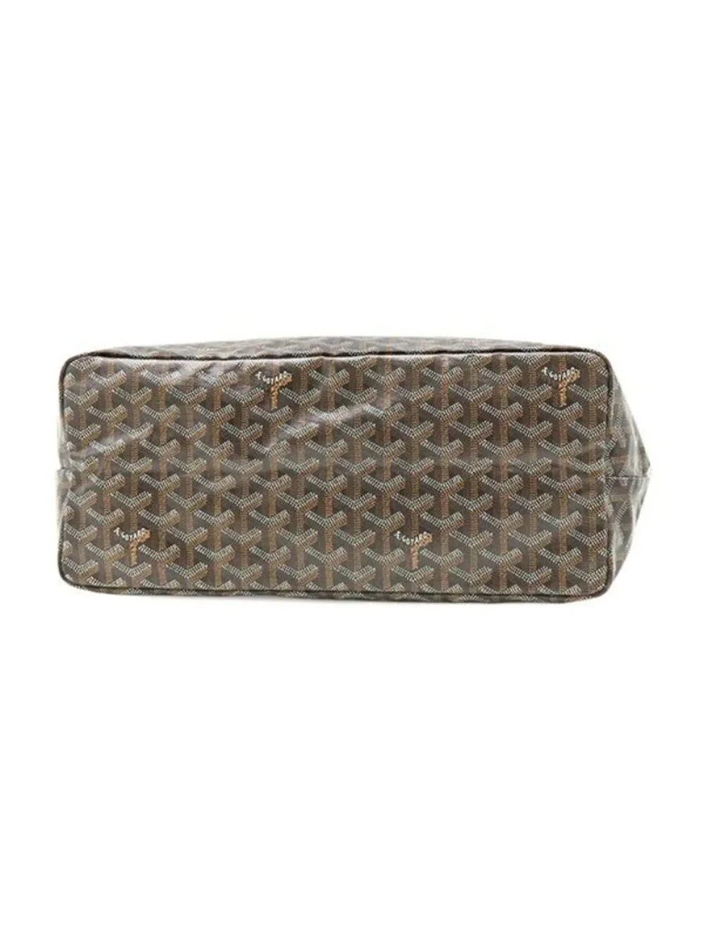 Goyard Tote Saint Louis PM Canvas Din Chevroche Black Reversible Herringbone